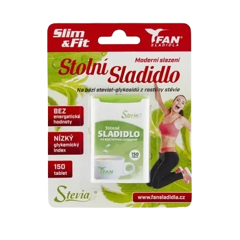 STEVIA – sladidlo v tabletách, 150 tabliet/7,8 g