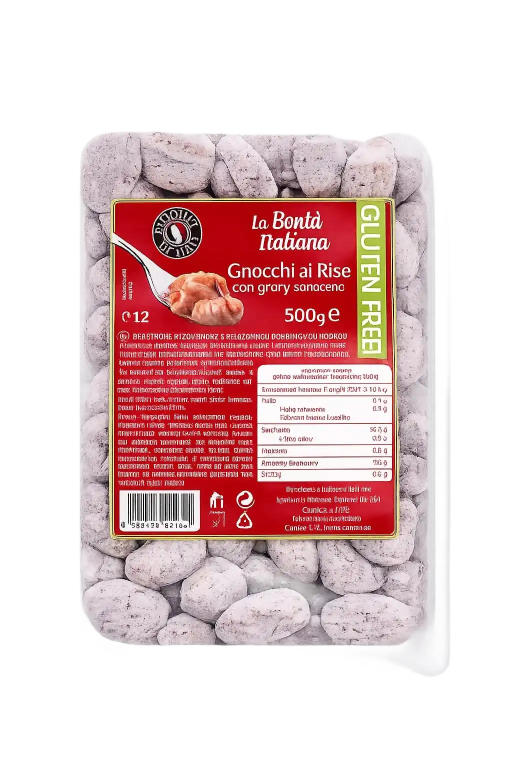 Bezlepkové ryžové gnocchi s pohánkou 500 g