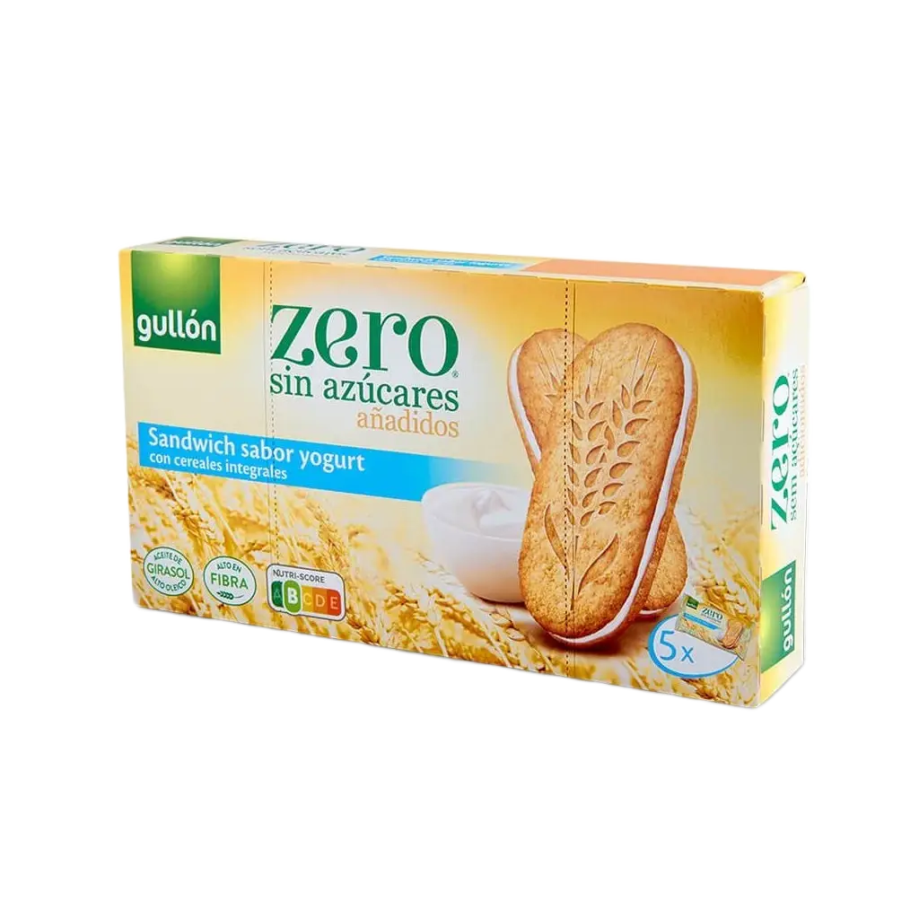 Gullón Sandwich sušienky bez cukru s jogurtovou príchuťou 220 g