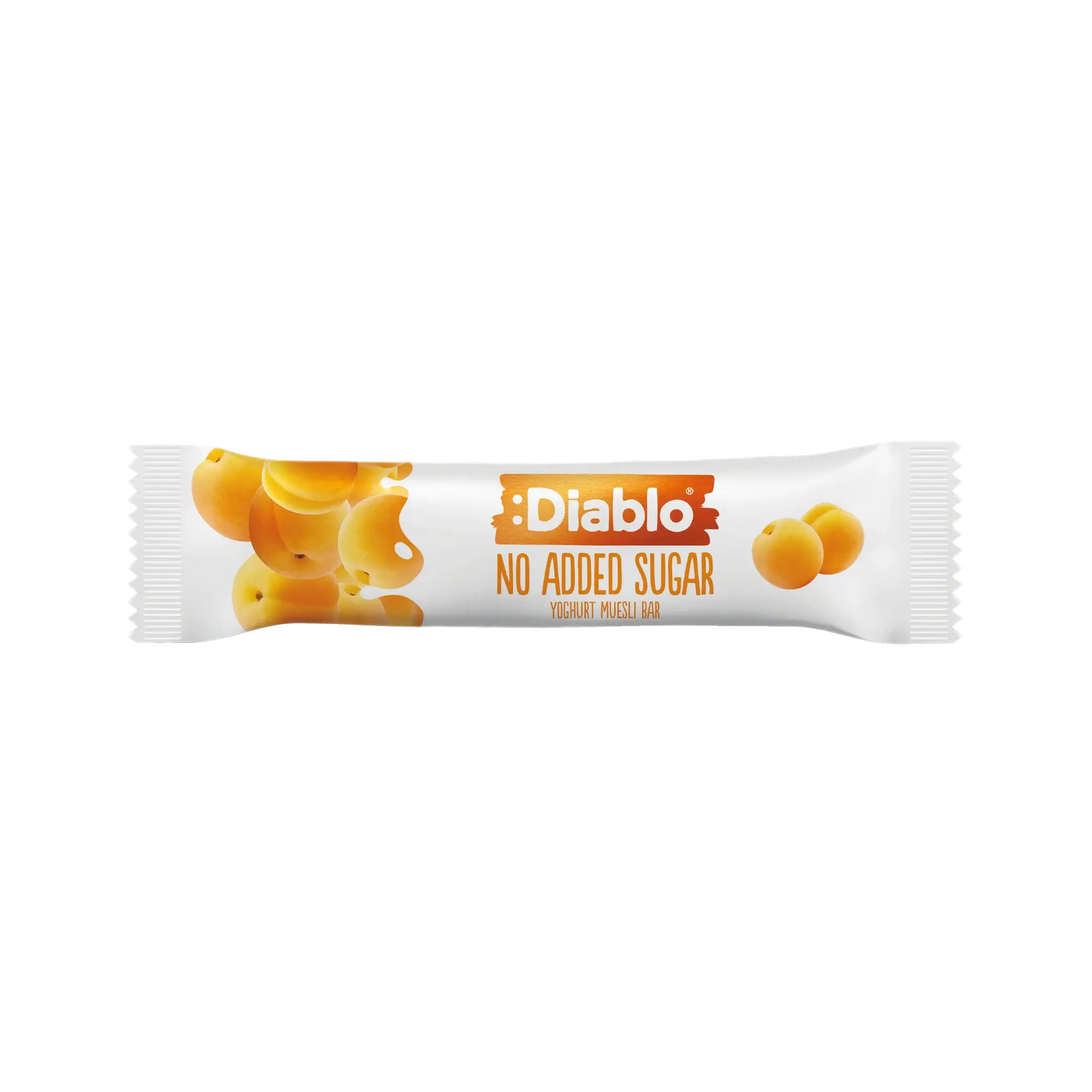 Müsli tyčinka s marhuľou v jogurtovej polevě bez pridaného cukru Diablo – 30 g